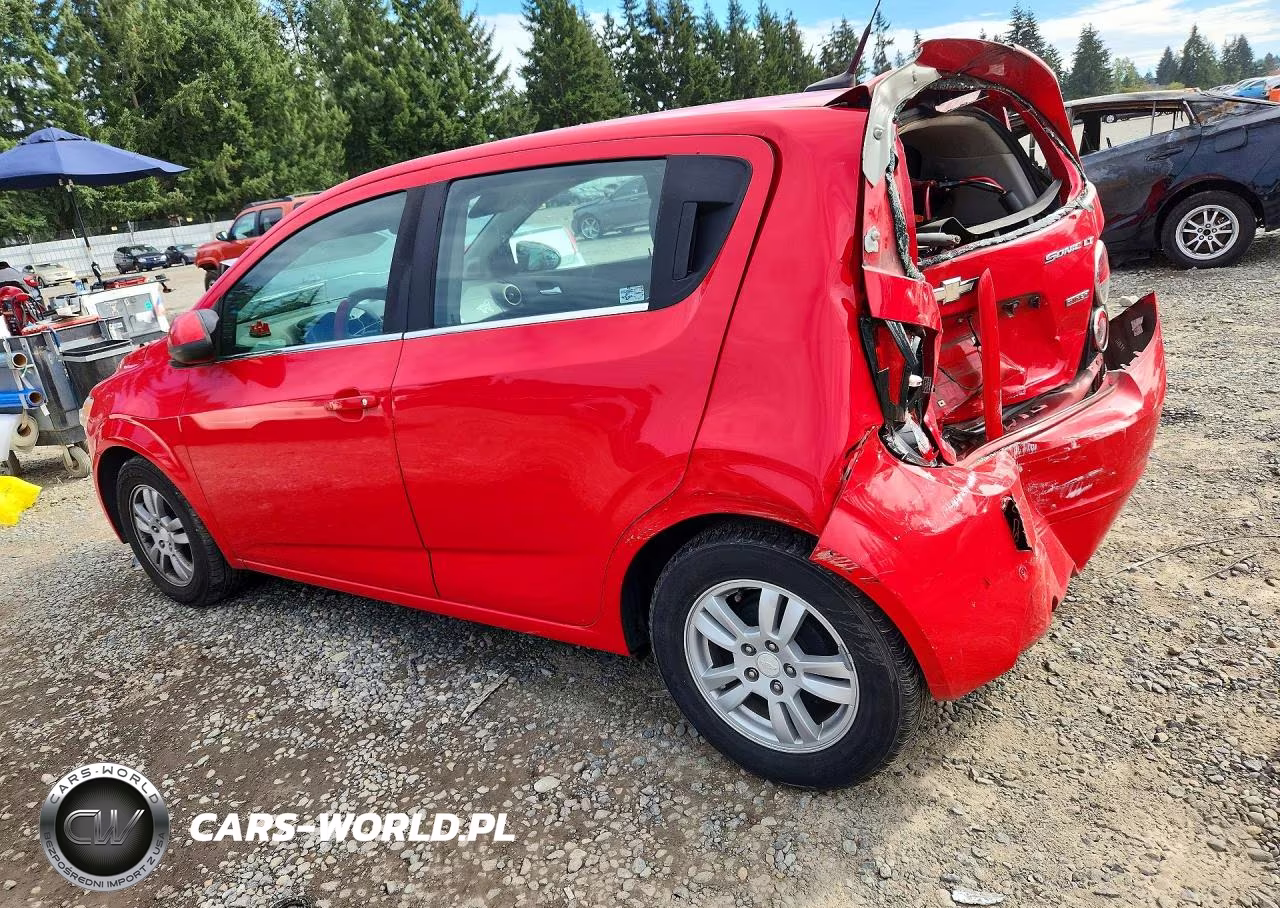 2014 Chevrolet Sonic Lt VIN:1G1JC6SB0E4124999 - 2