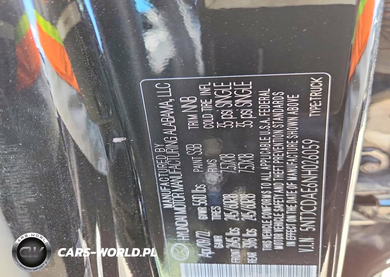 2022 Hyundai Santa Cruz Sel VIN:5NTJCDAE6NH026059 - 12