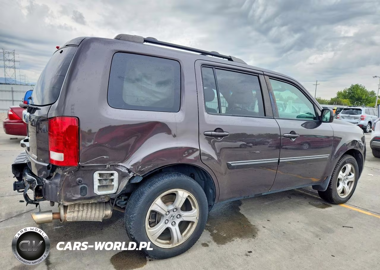 2013 Honda Pilot Exl VIN:5FNYF4H59DB016830 - 3