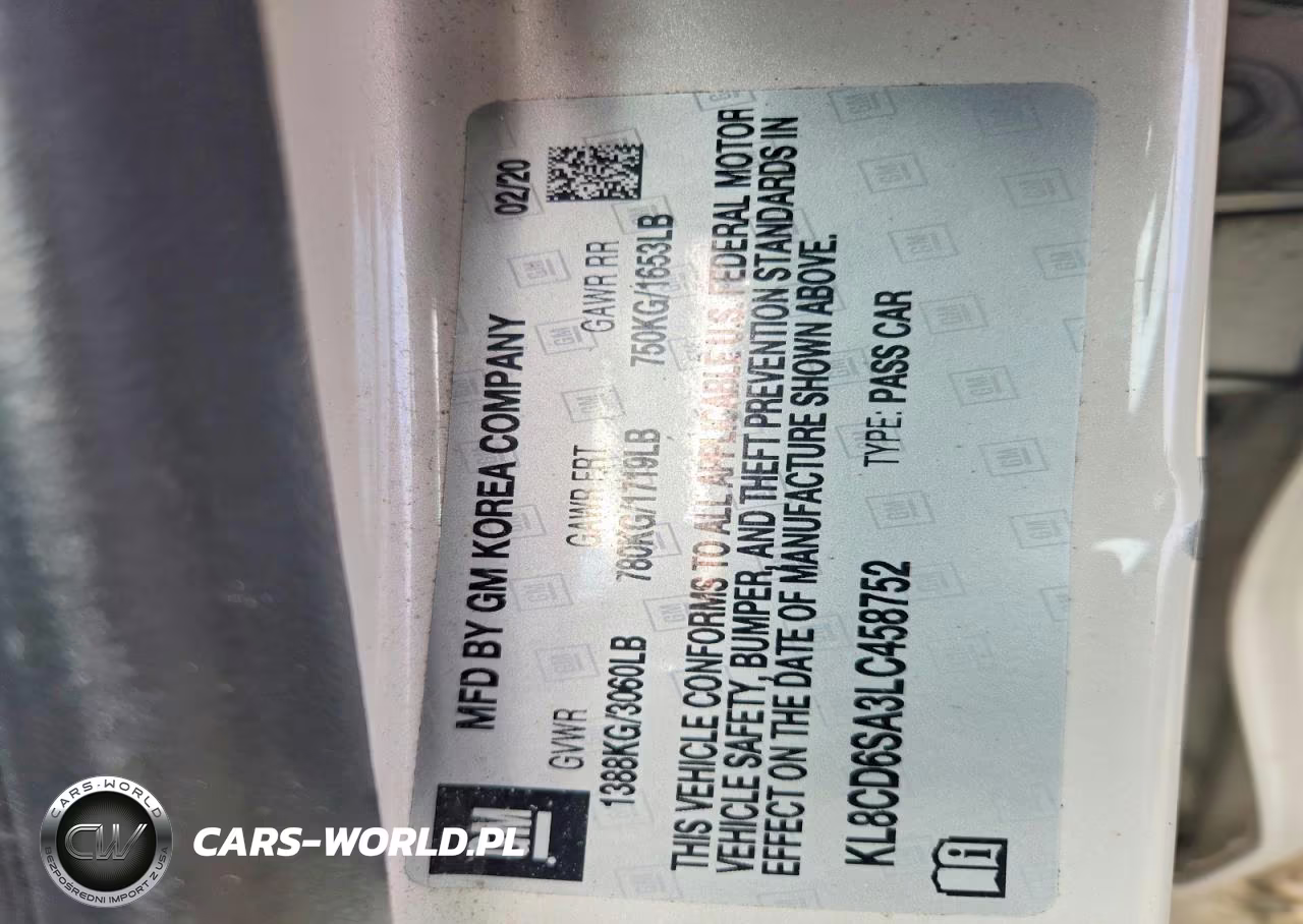 2020 Chevrolet Spark 1Lt VIN:KL8CD6SA3LC458752 - 12