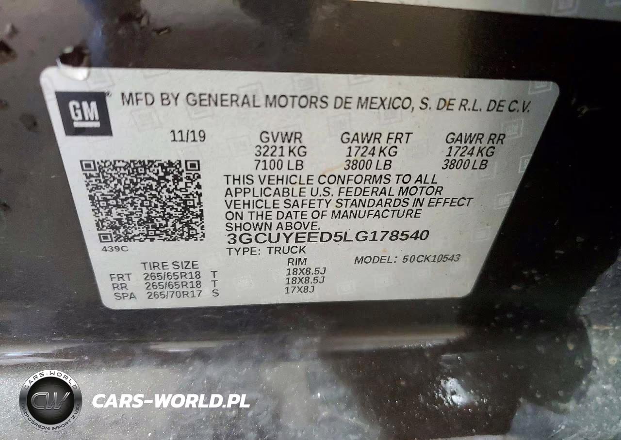 2020 Chevrolet Silverado K1500 Rst VIN:3GCUYEED5LG178540 - 12