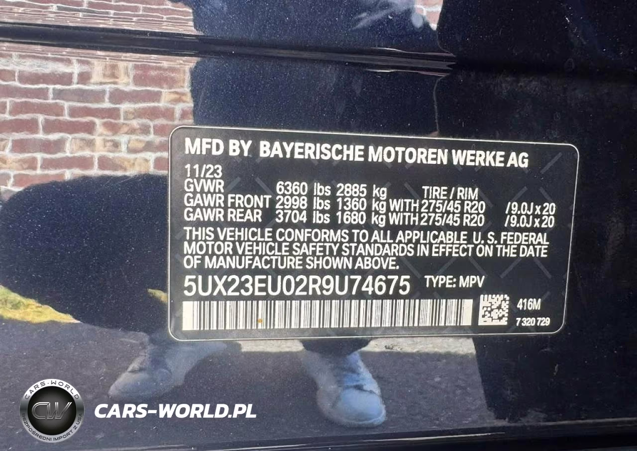 2024 BMW X5 xDrive40I VIN:5UX23EU02R9U74675 - 14