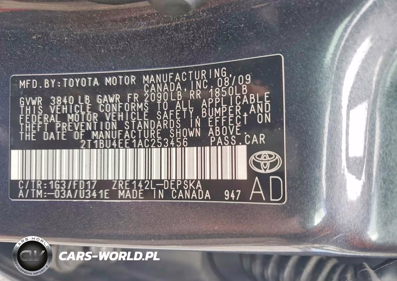 2010 Toyota Corolla S VIN:2T1BU4EE1AC253456 - 12