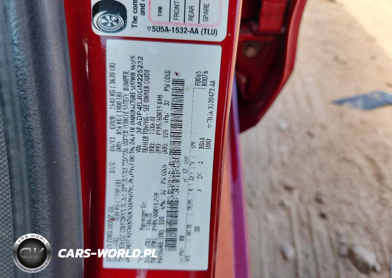 2013 Ford Fiesta Se VIN:3FADP4BJ0DM225232 - 12