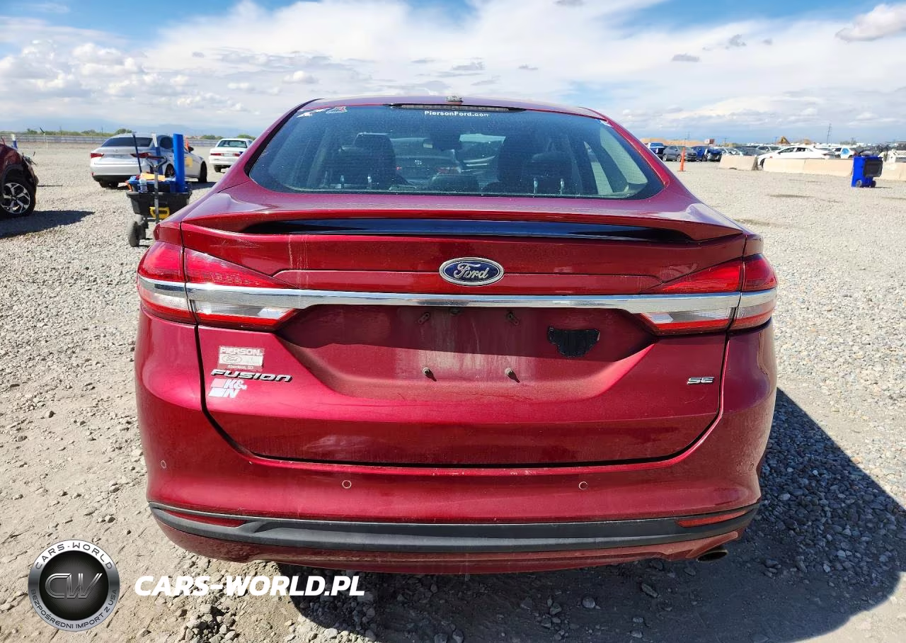 2017 Ford Fusion Se VIN:3FA6P0H73HR407917 - 6