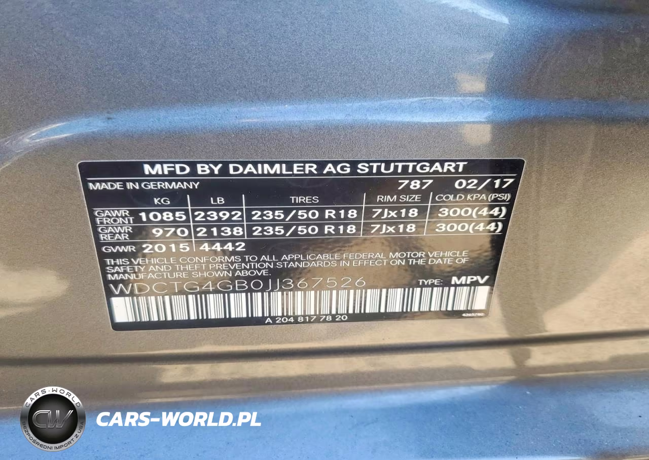 2018 Mercedes-Benz Gla 250 4Matic VIN:WDCTG4GB0JJ367526 - 12