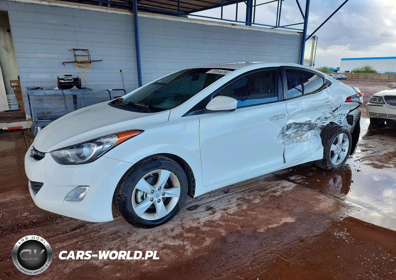 2013 Hyundai Elantra Gls VIN:5NPDH4AE0DH295525 - 1