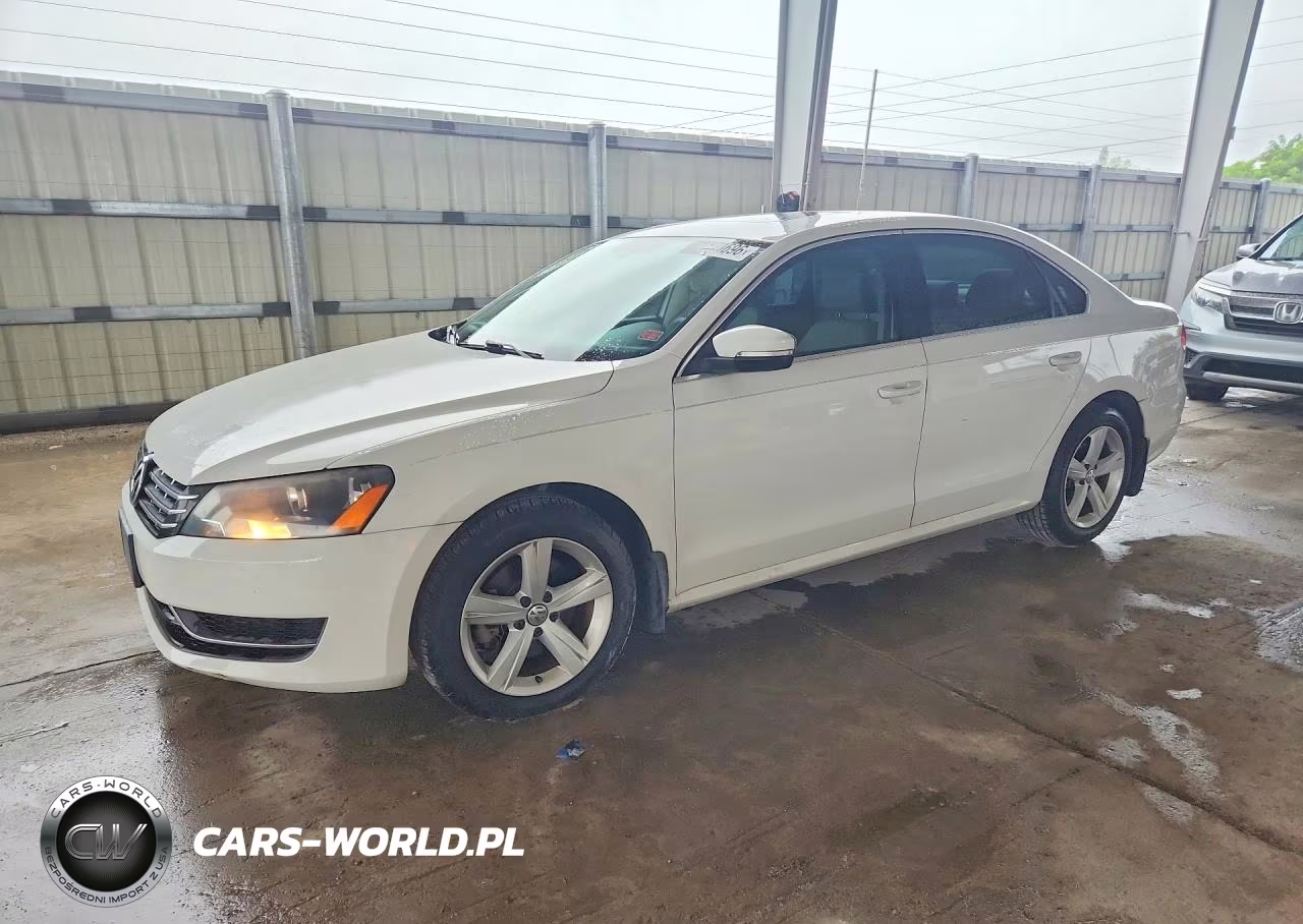 2013 Volkswagen Passat Se VIN:1VWBN7A38DC103339 - 1