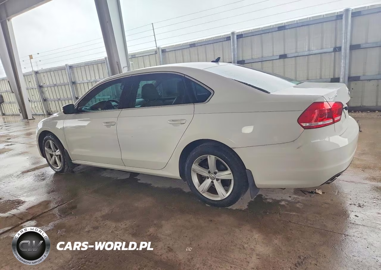 2013 Volkswagen Passat Se VIN:1VWBN7A38DC103339 - 2