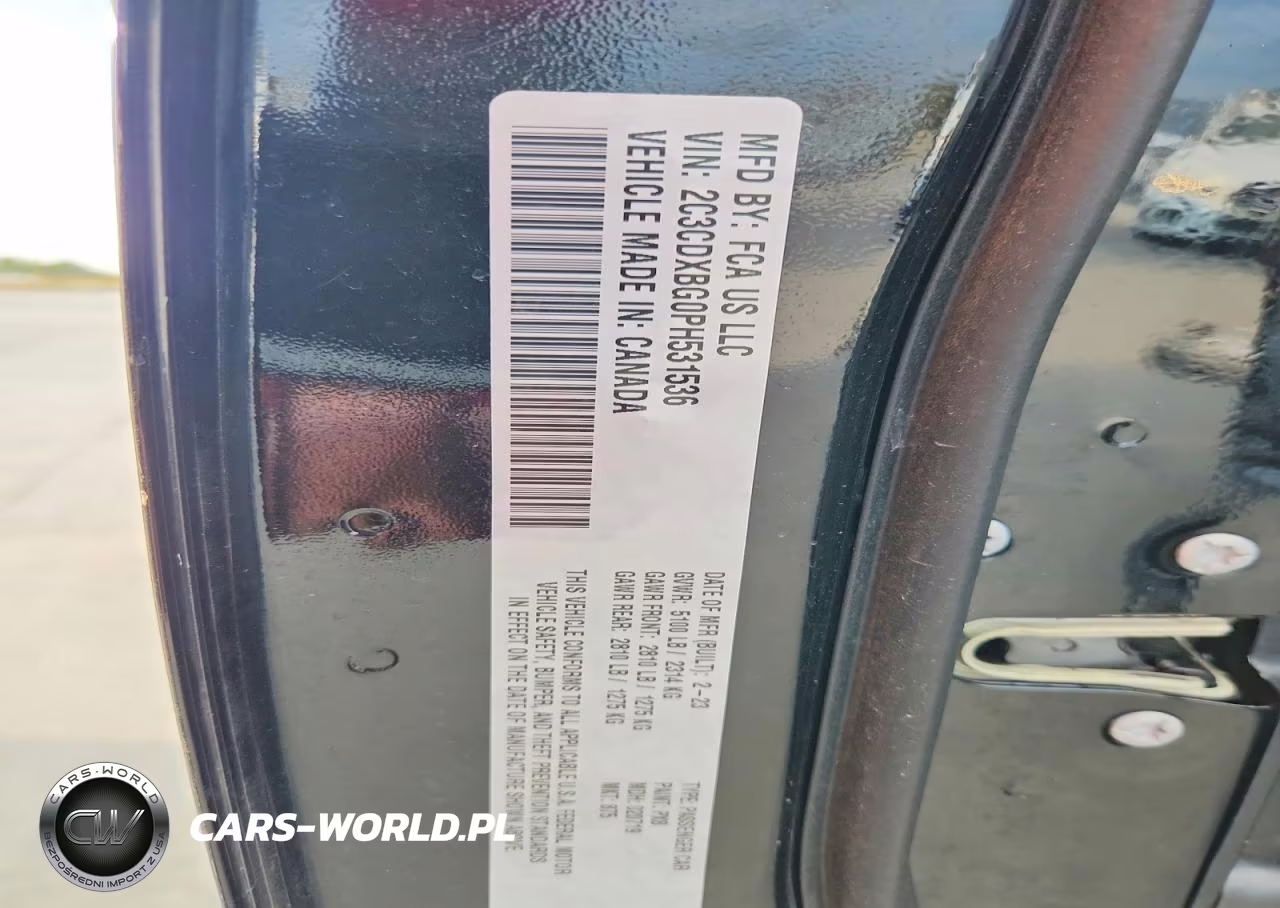 2023 Dodge Charger Sxt VIN:2C3CDXBG0PH531536 - 13