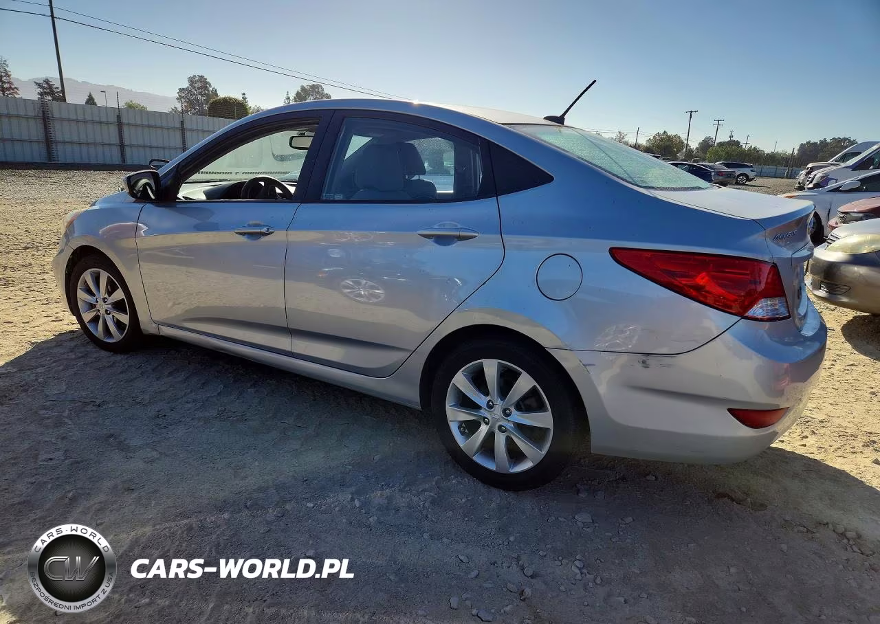 2012 Hyundai Accent Gls VIN:KMHCU4AE0CU112468 - 2