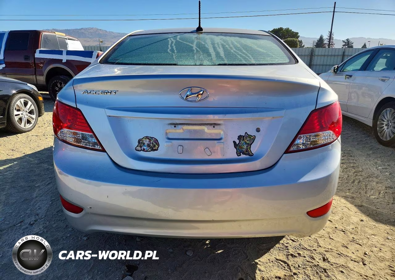 2012 Hyundai Accent Gls VIN:KMHCU4AE0CU112468 - 6
