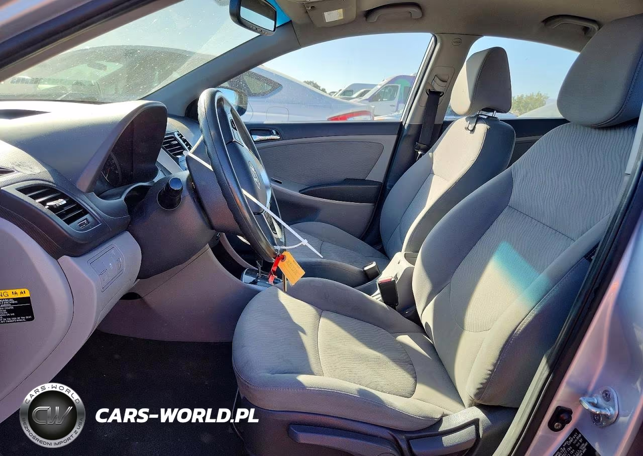 2012 Hyundai Accent Gls VIN:KMHCU4AE0CU112468 - 7