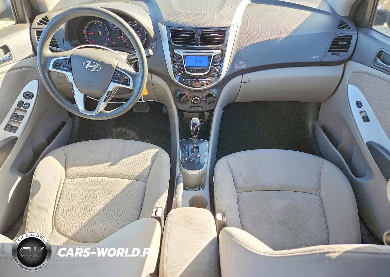 2012 Hyundai Accent Gls VIN:KMHCU4AE0CU112468 - 8