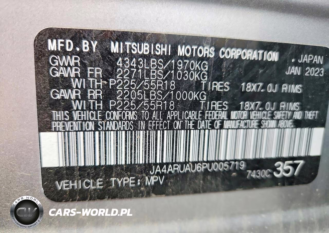 2023 Mitsubishi Outlander Sport S-Se VIN:JA4ARUAU6PU005719 - 14