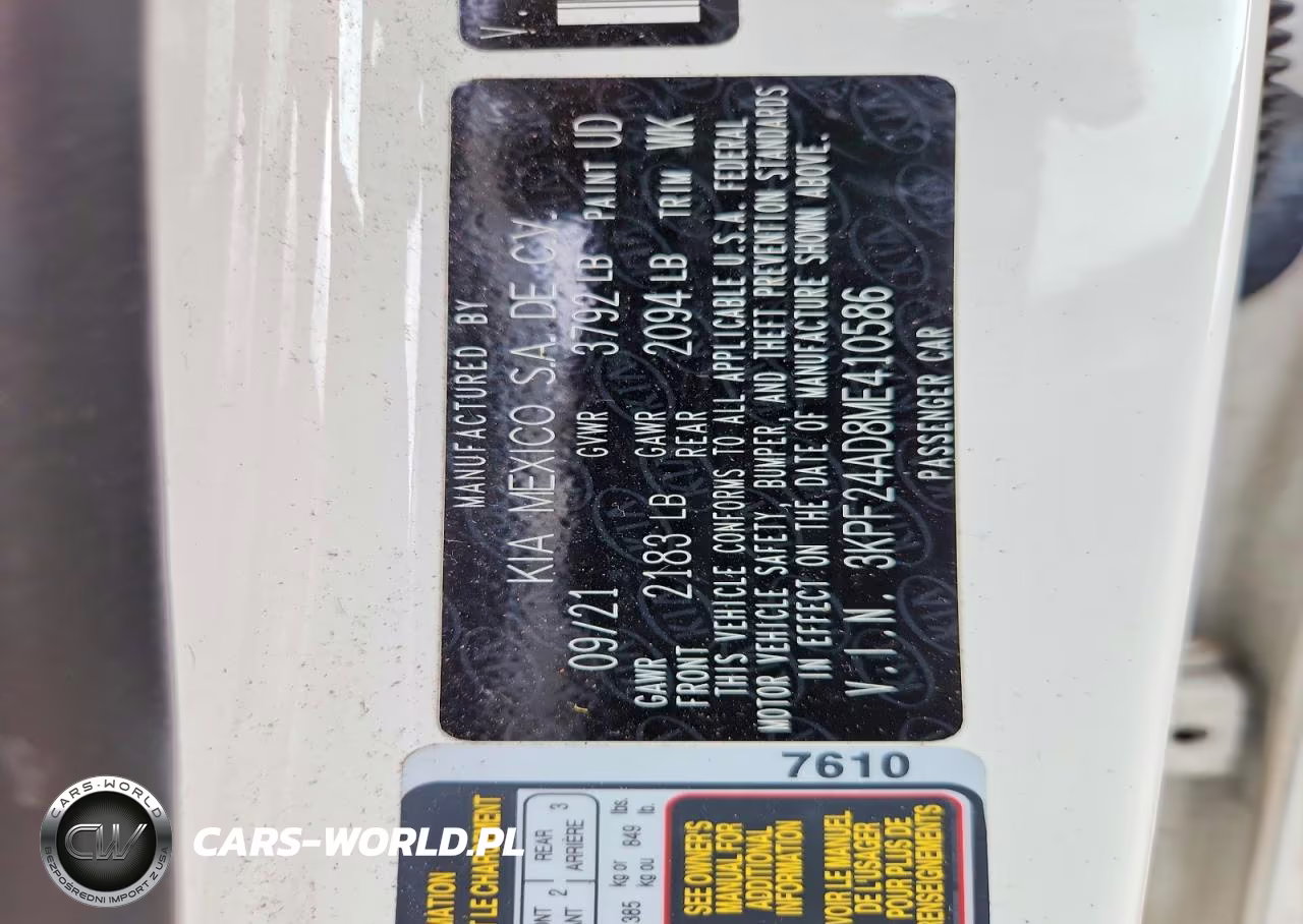 2021 Kia Forte Lxs VIN:3KPF24AD8ME410586 - 13