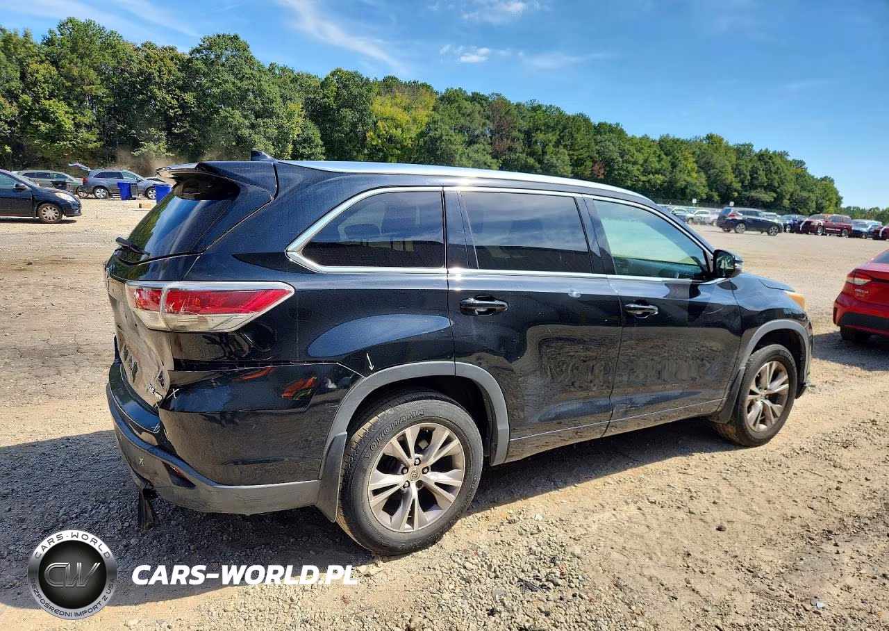 2015 Toyota Highlander Xle VIN:5TDJKRFH4FS113231 - 3