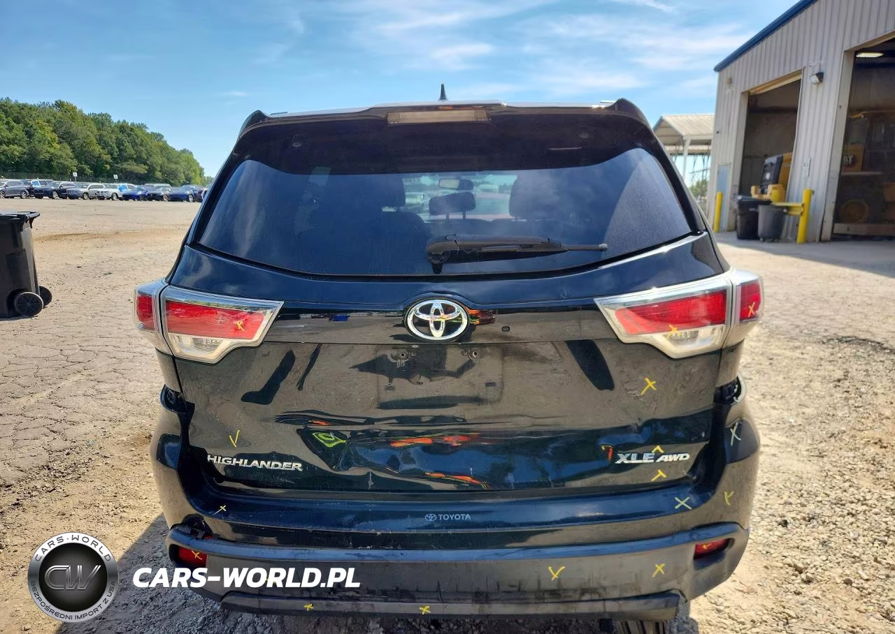 2015 Toyota Highlander Xle VIN:5TDJKRFH4FS113231 - 6