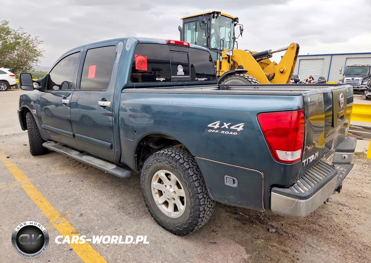2004 Nissan Titan Xe VIN:1N6AA07BX4N540115 - 2