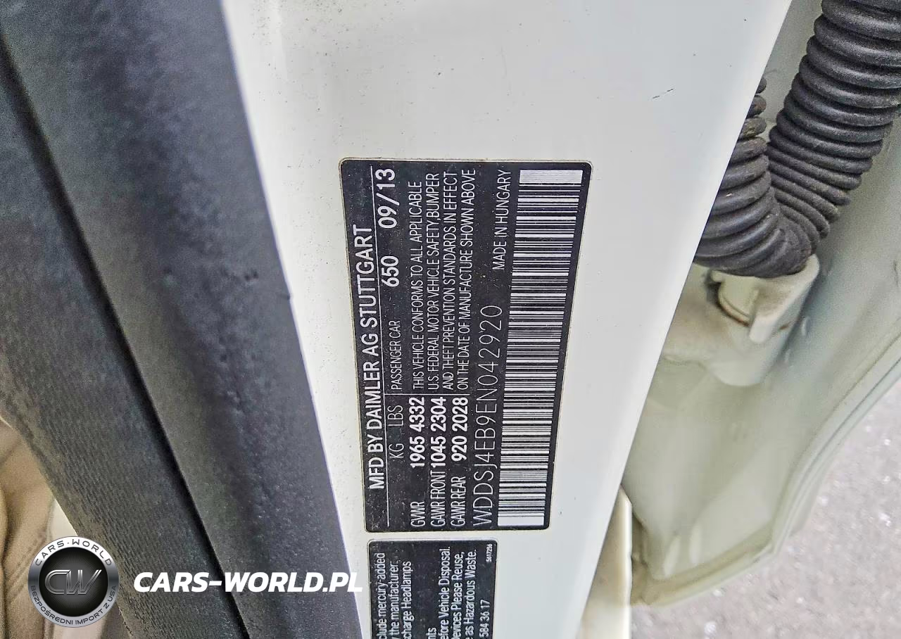2014 Mercedes-Benz Cla 250 VIN:WDDSJ4EB9EN042920 - 12