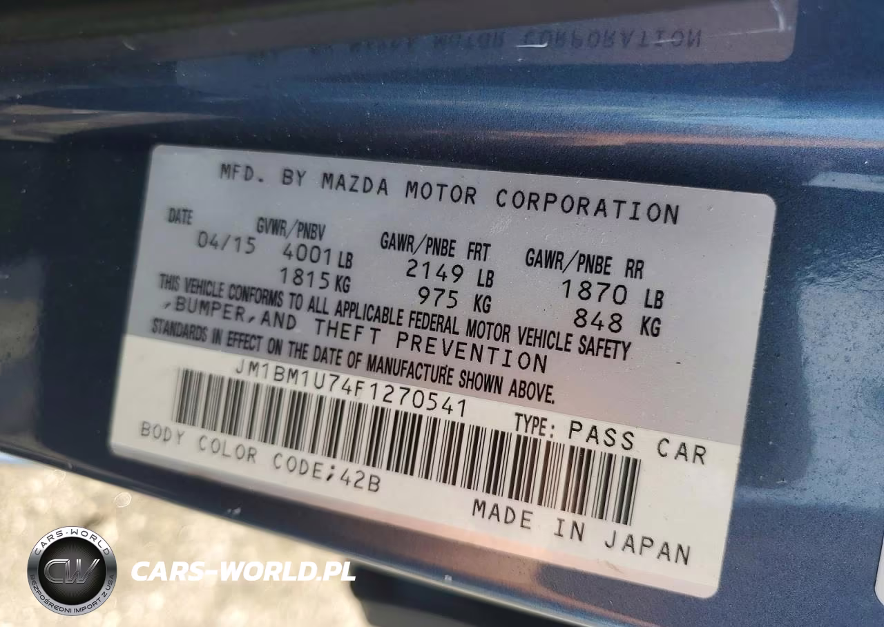 2015 Mazda 3 Sport VIN:JM1BM1U74F1270541 - 13