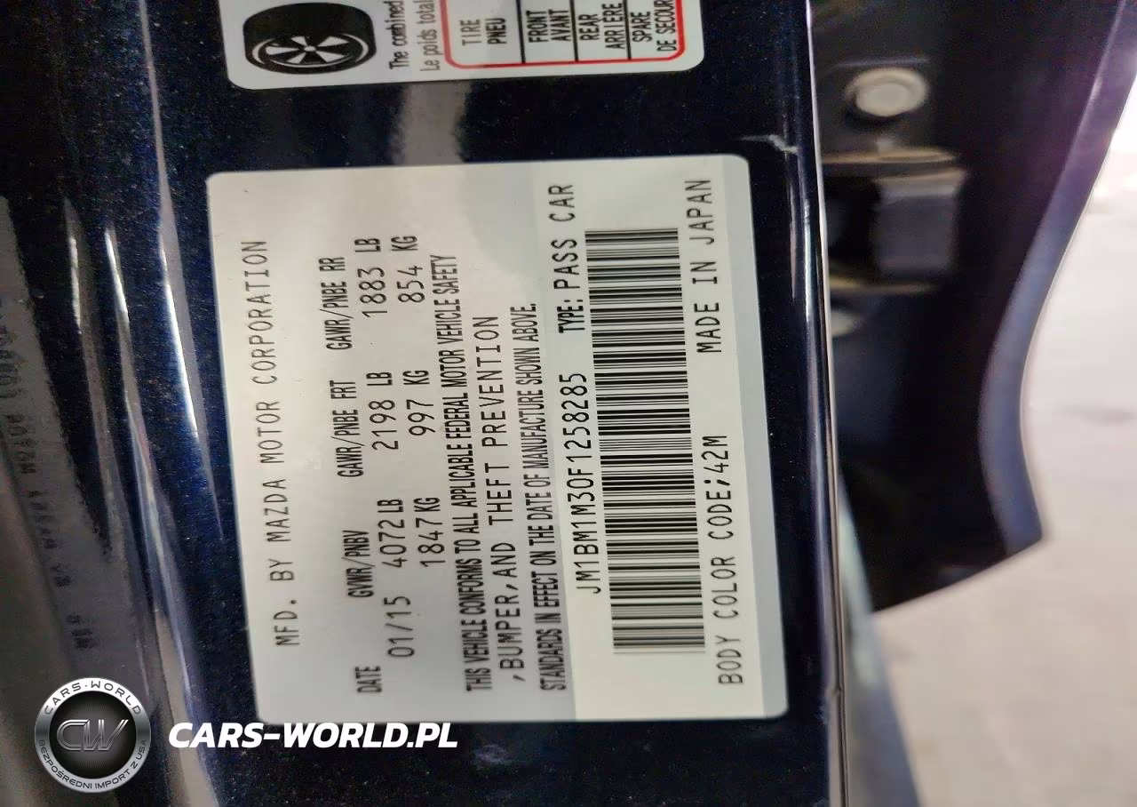 2015 Mazda 3 Grand Touring VIN:JM1BM1M30F1258285 - 12