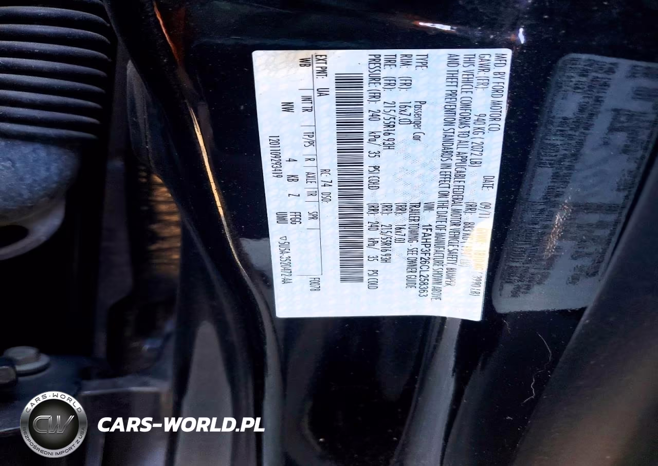2012 Ford Focus Se VIN:1FAHP3F26CL258363 - 12