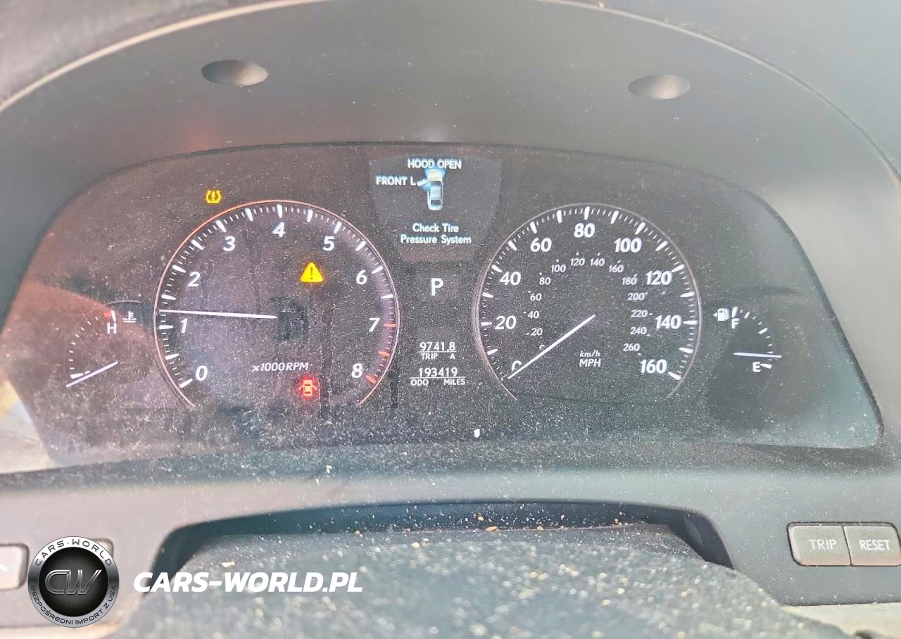 2007 Lexus Ls 460 VIN:JTHBL46F775047377 - 9