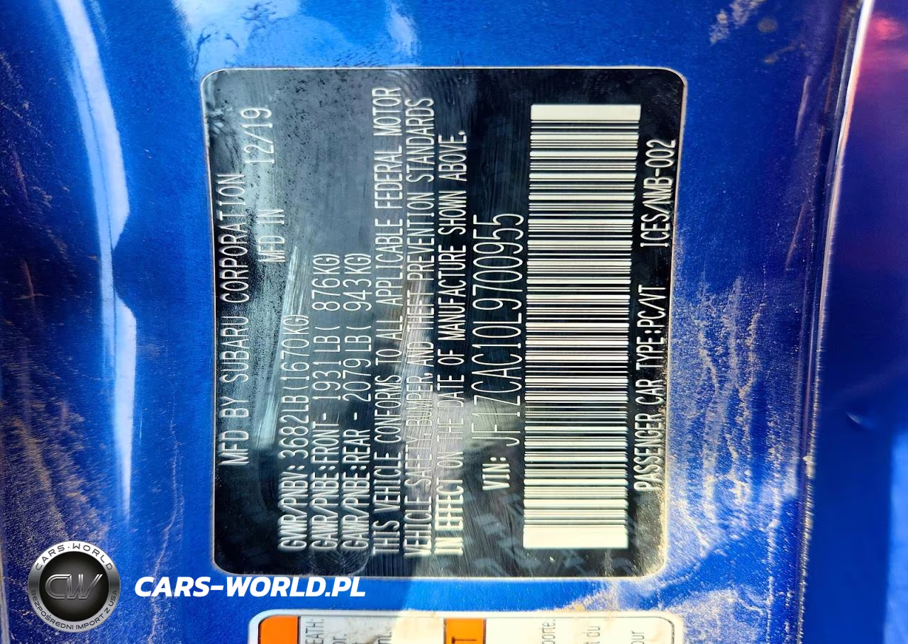 2020 Subaru Brz Limited VIN:JF1ZCAC10L9700955 - 12