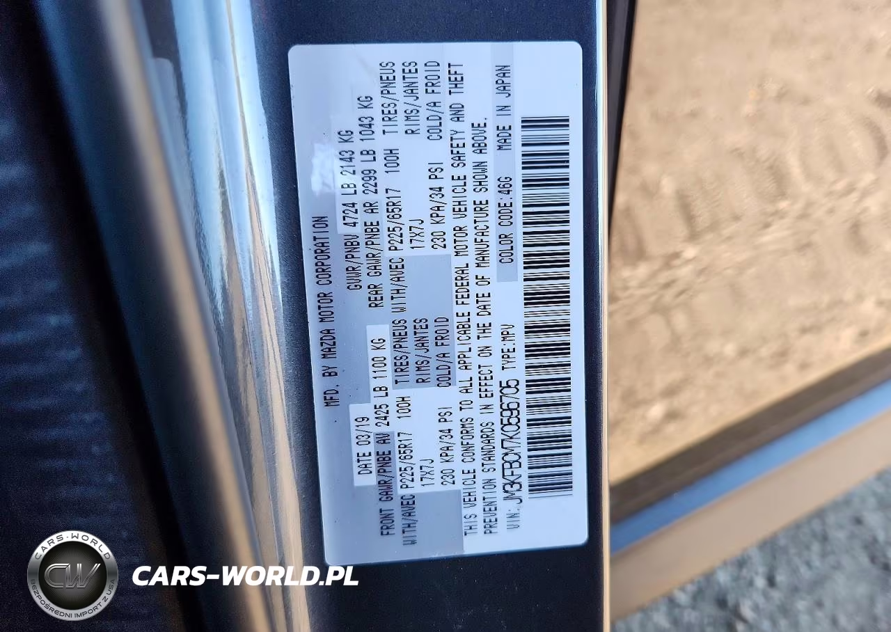 2019 Mazda Cx-5 Touring VIN:JM3KFBCM7K0596705 - 13