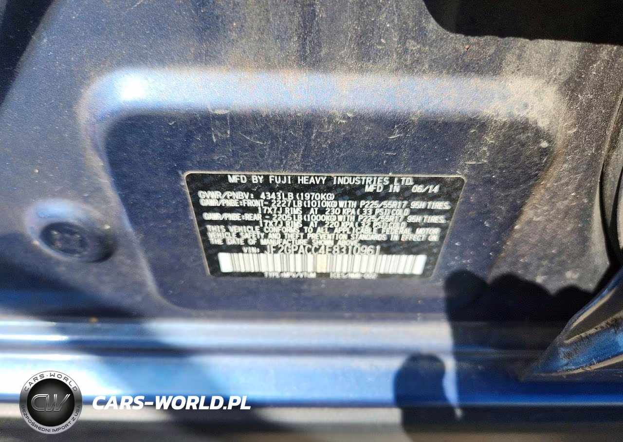 2014 Subaru Xv Crosstrek 2.0 Premium VIN:JF2GPACC4E8310961 - 13