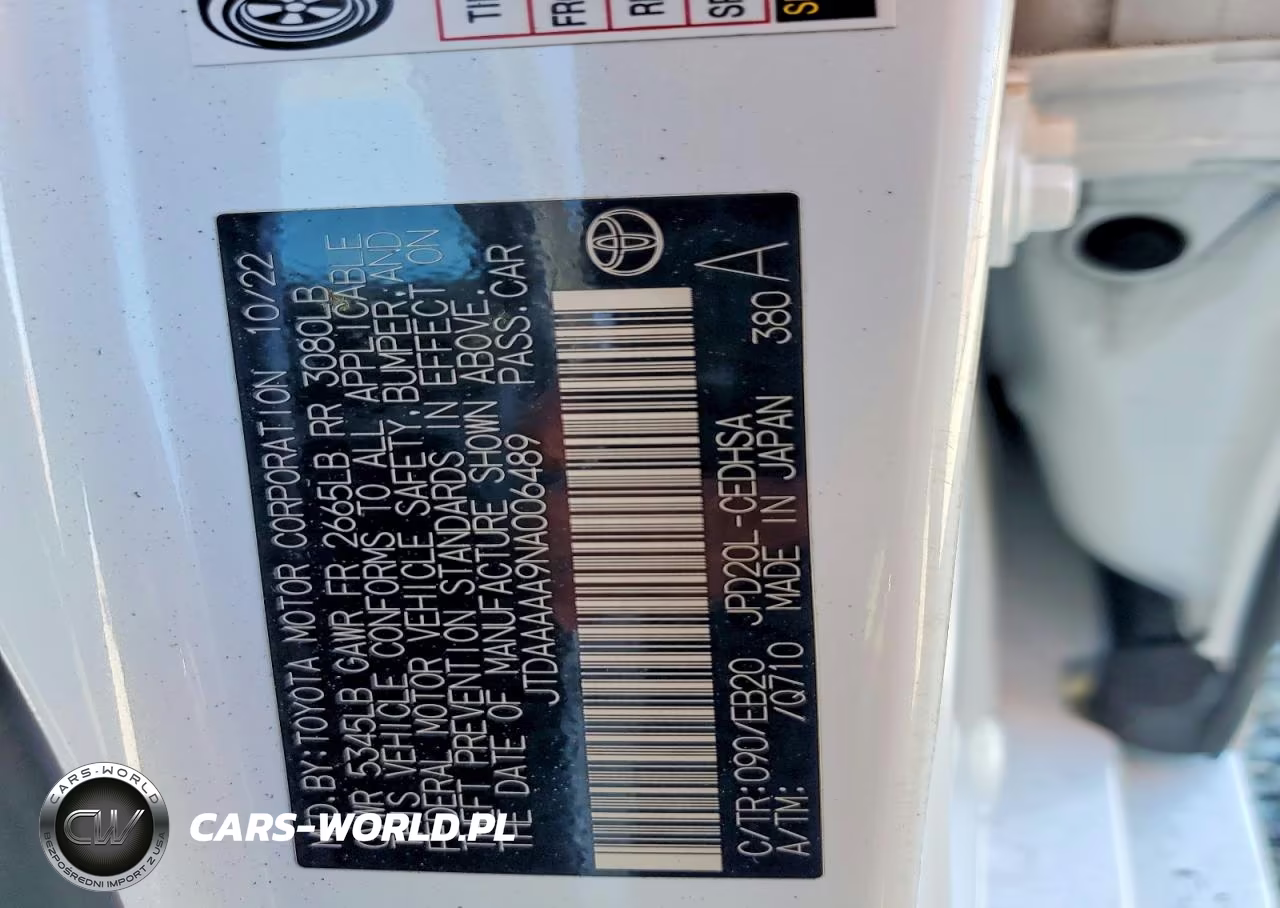 2022 Toyota Mirai Limited VIN:JTDAAAAA9NA006489 - 13