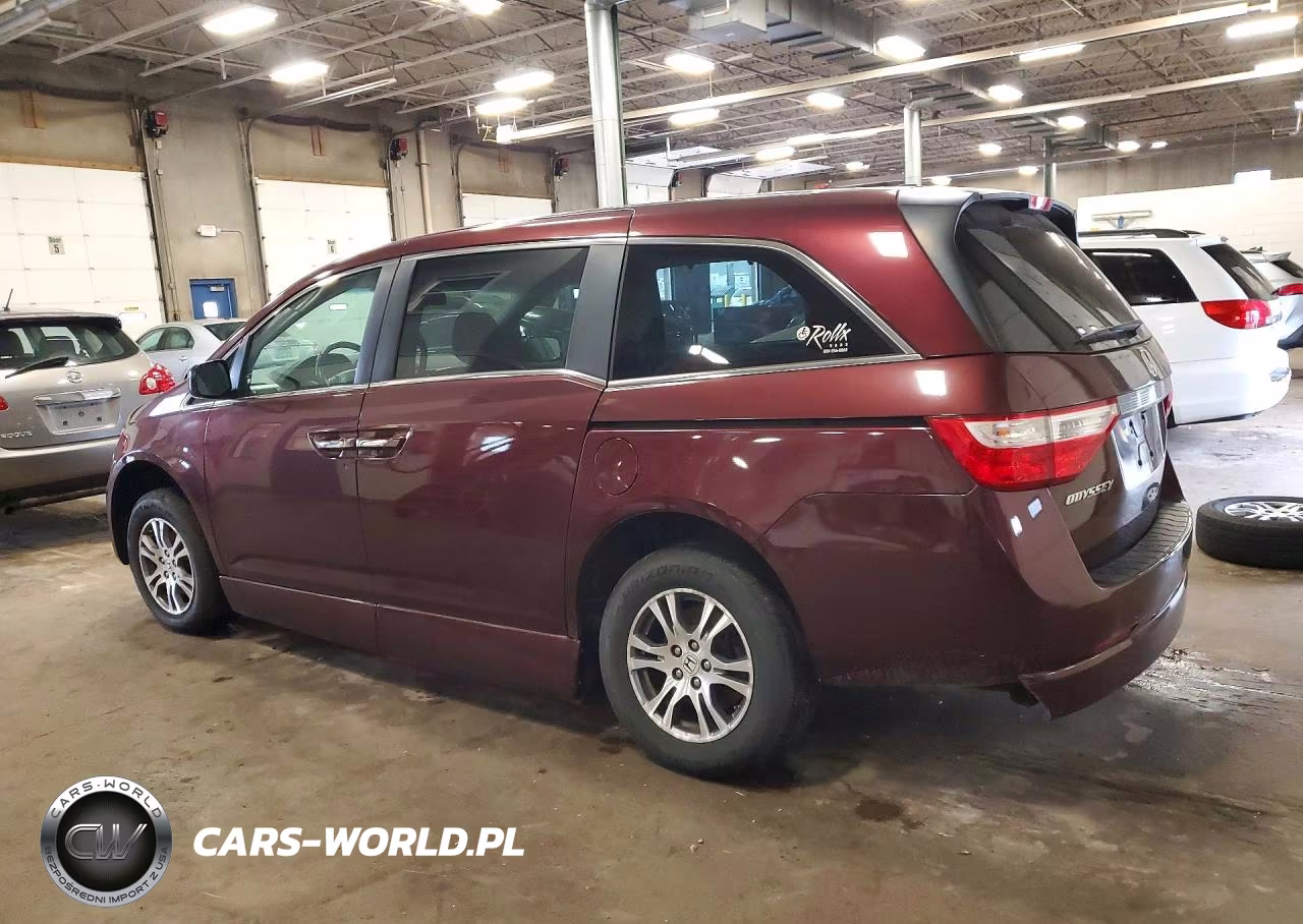 2012 Honda Odyssey Exl VIN:5FNRL5H60CB136591 - 2