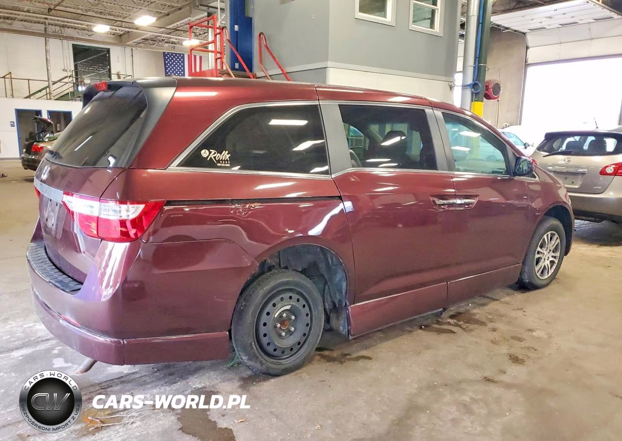 2012 Honda Odyssey Exl VIN:5FNRL5H60CB136591 - 3