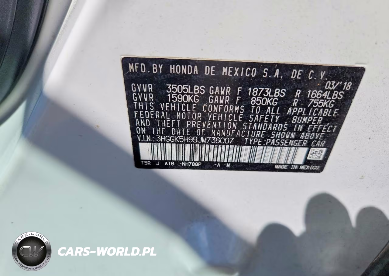 2018 Honda Fit Ex VIN:3HGGK5H99JM736007 - 13
