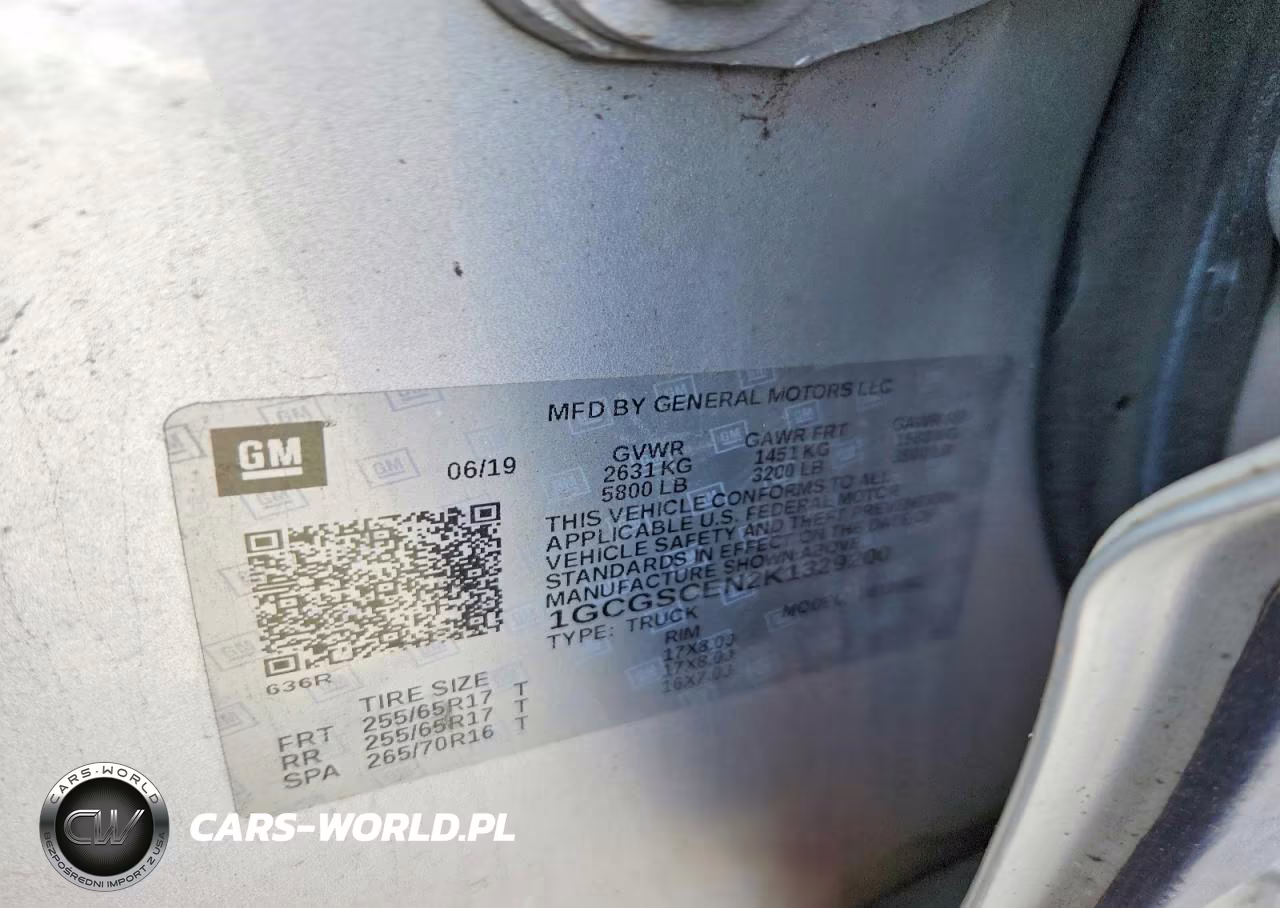 2019 Chevrolet Colorado Lt VIN:1GCGSCEN2K1329200 - 12