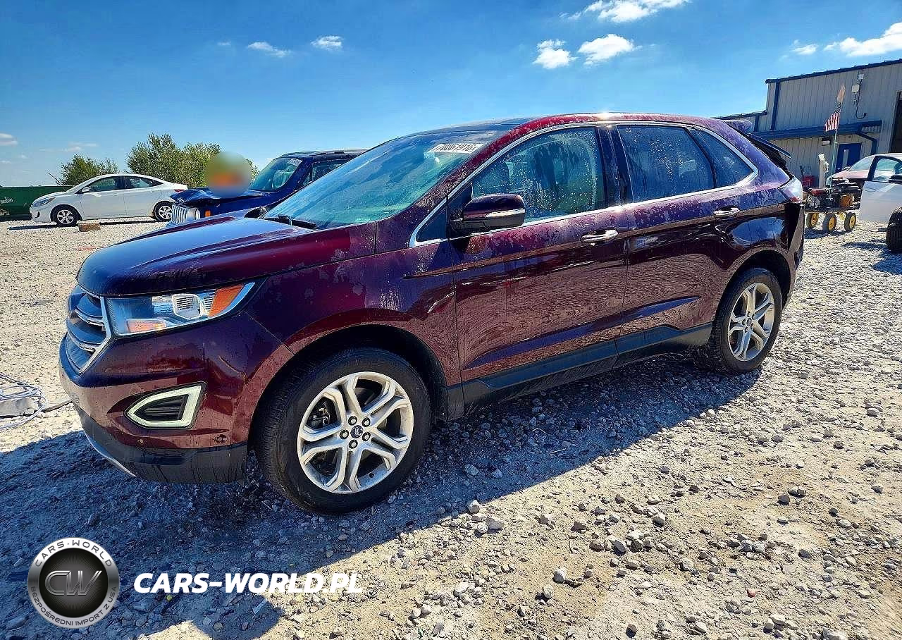 2017 Ford Edge Titanium VIN:2FMPK4K99HBB10191 - 1