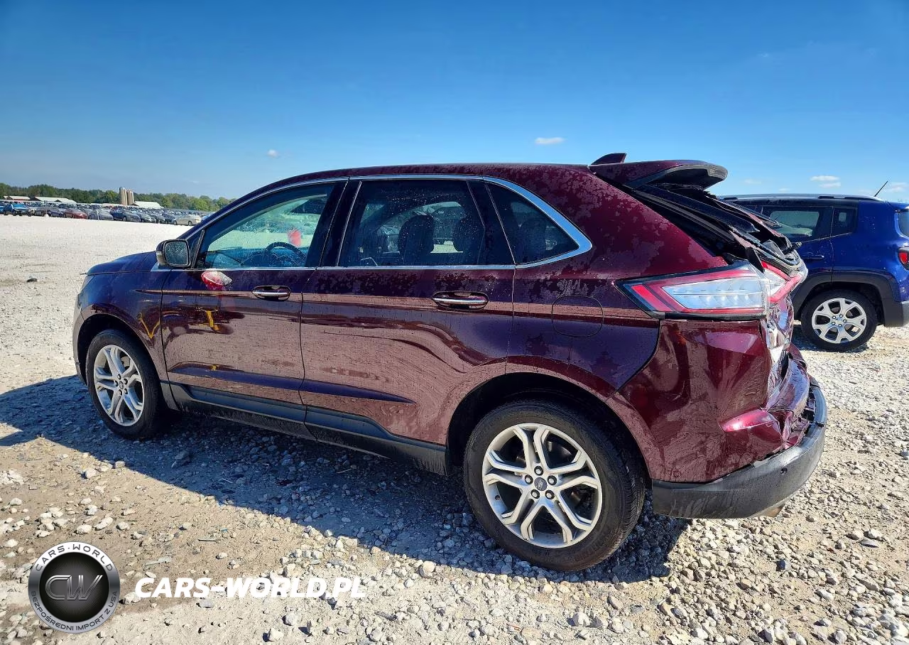 2017 Ford Edge Titanium VIN:2FMPK4K99HBB10191 - 2