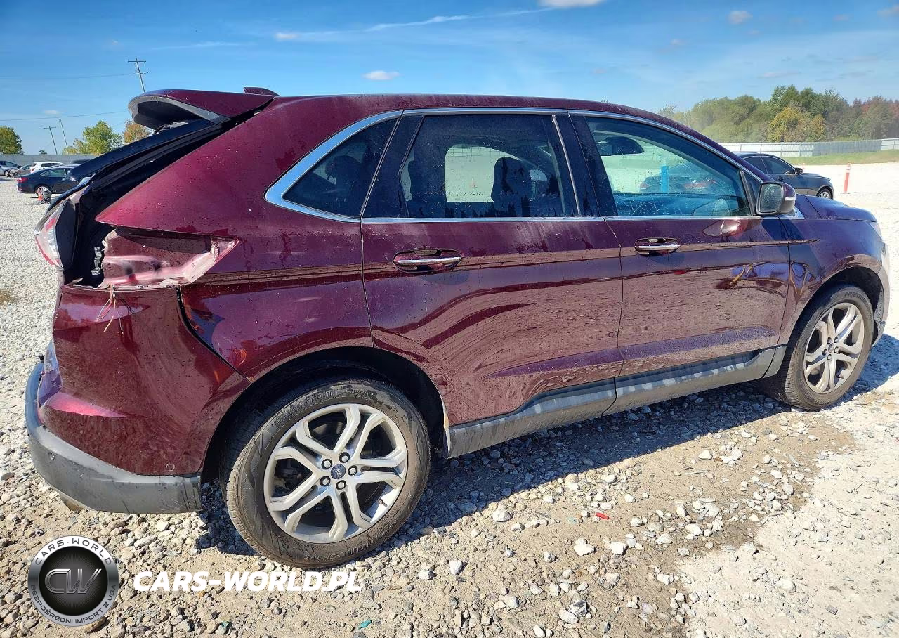 2017 Ford Edge Titanium VIN:2FMPK4K99HBB10191 - 3