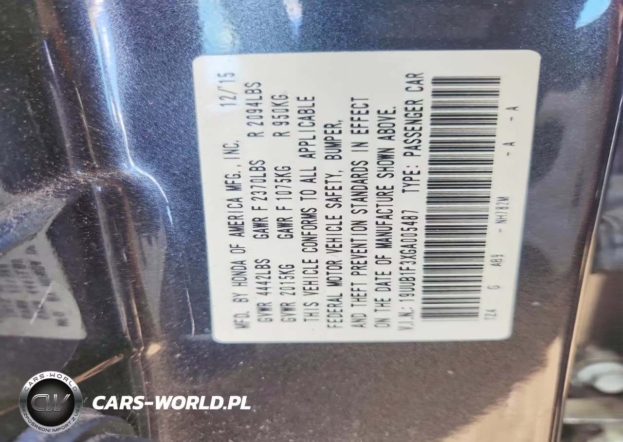 2016 Acura Tlx VIN:19UUB1F3XGA005487 - 13