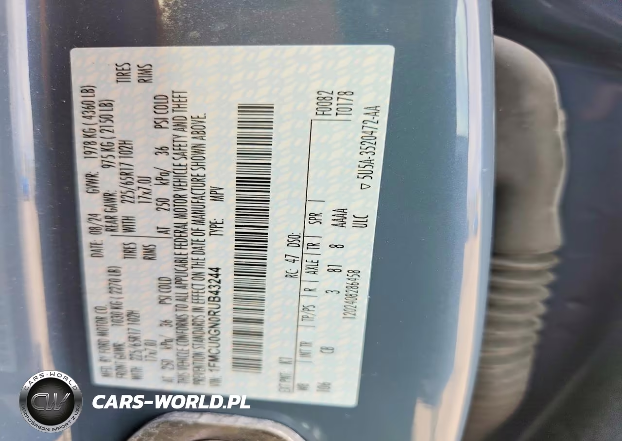2024 Ford Escape Active VIN:1FMCU0GN0RUB43244 - 13