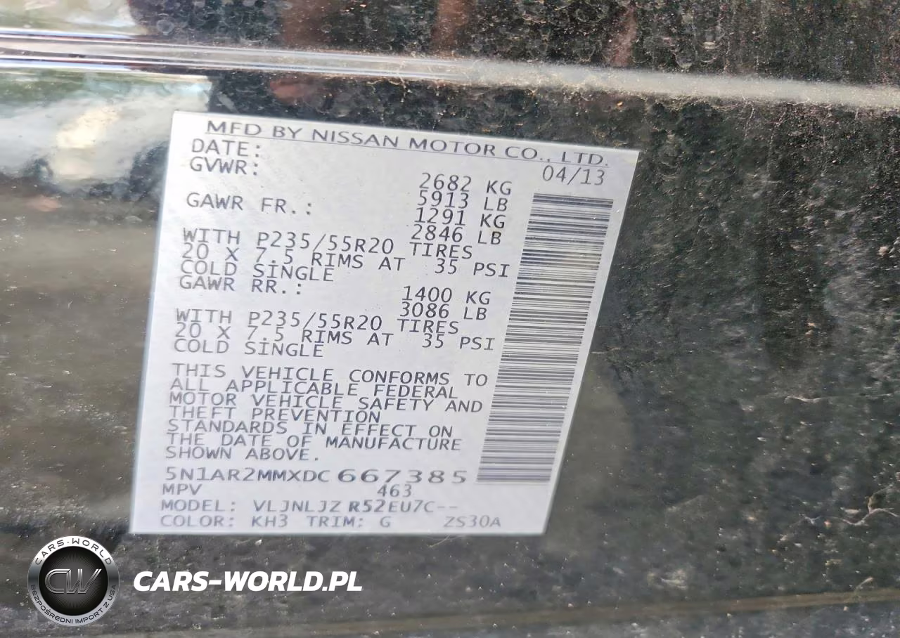 2013 Nissan Pathfinder S VIN:5N1AR2MMXDC667385 - 13