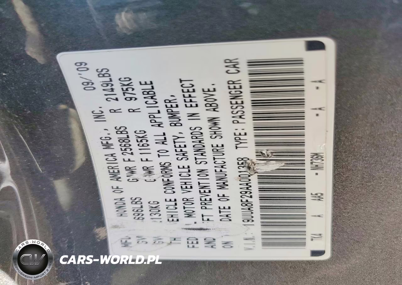 2010 Acura Tl VIN:19UUA8F29AA001358 - 12