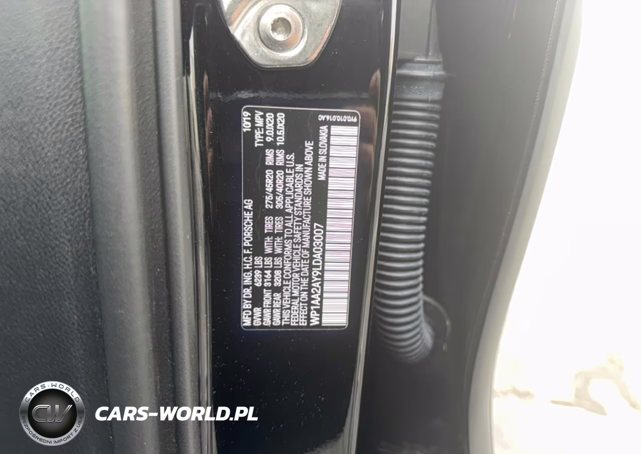 2020 Porsche Cayenne VIN:WP1AA2AY9LDA03007 - 10