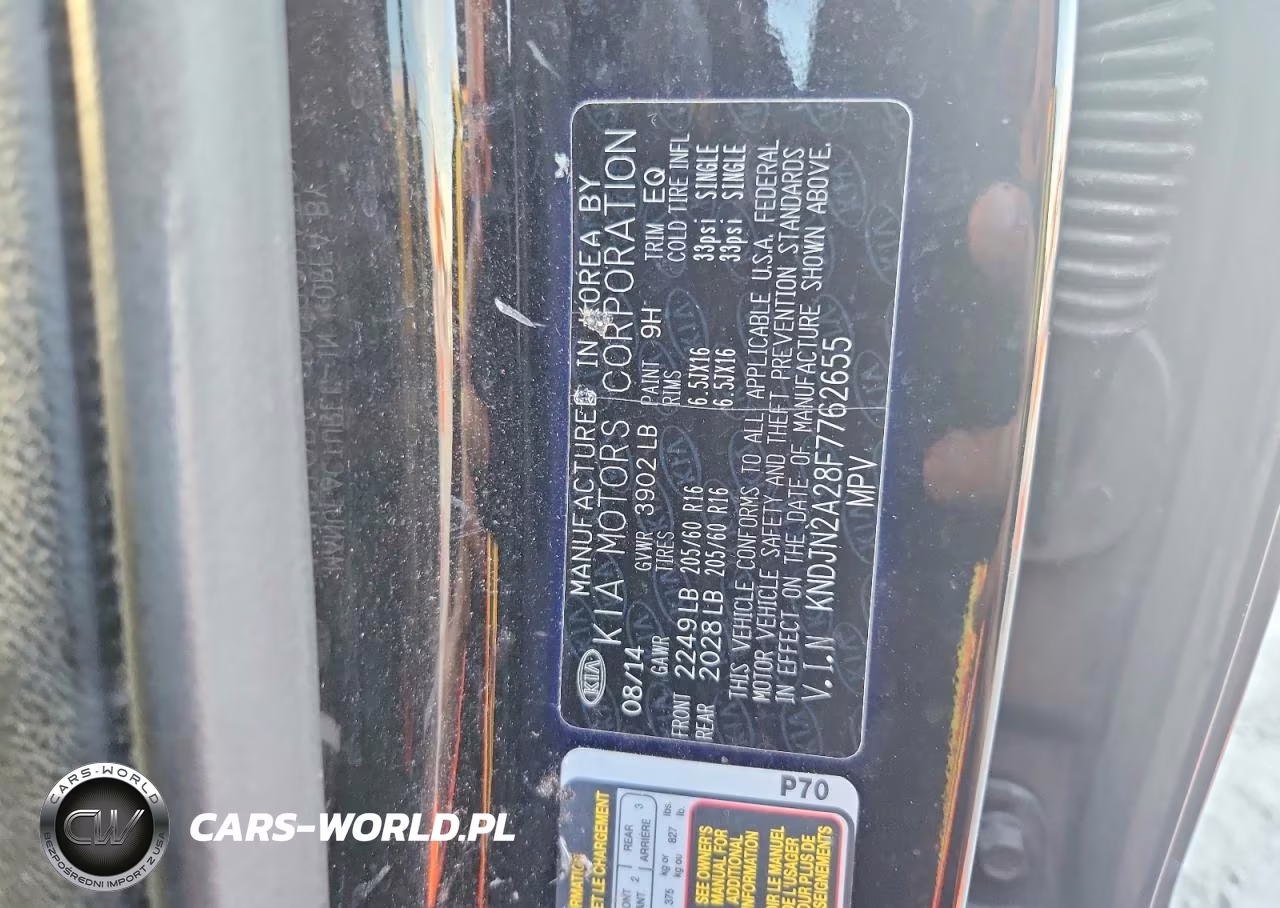 2015 Kia Soul Base VIN:KNDJN2A28F7762655 - 12
