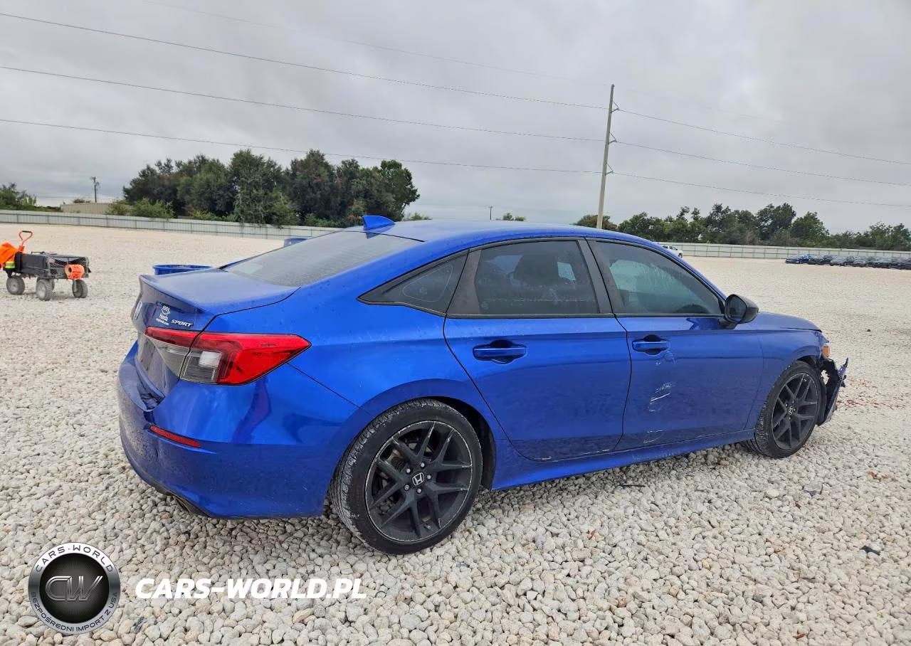 2022 Honda Civic Sport VIN:2HGFE2F59NH569637 - 3