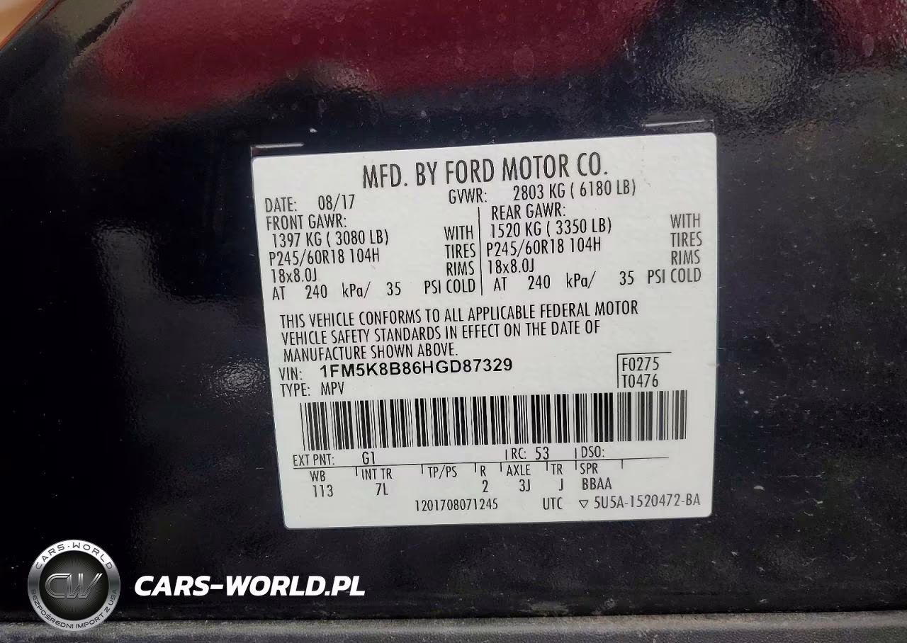 2017 Ford Explorer VIN:1FM5K8B86HGD87329 - 13
