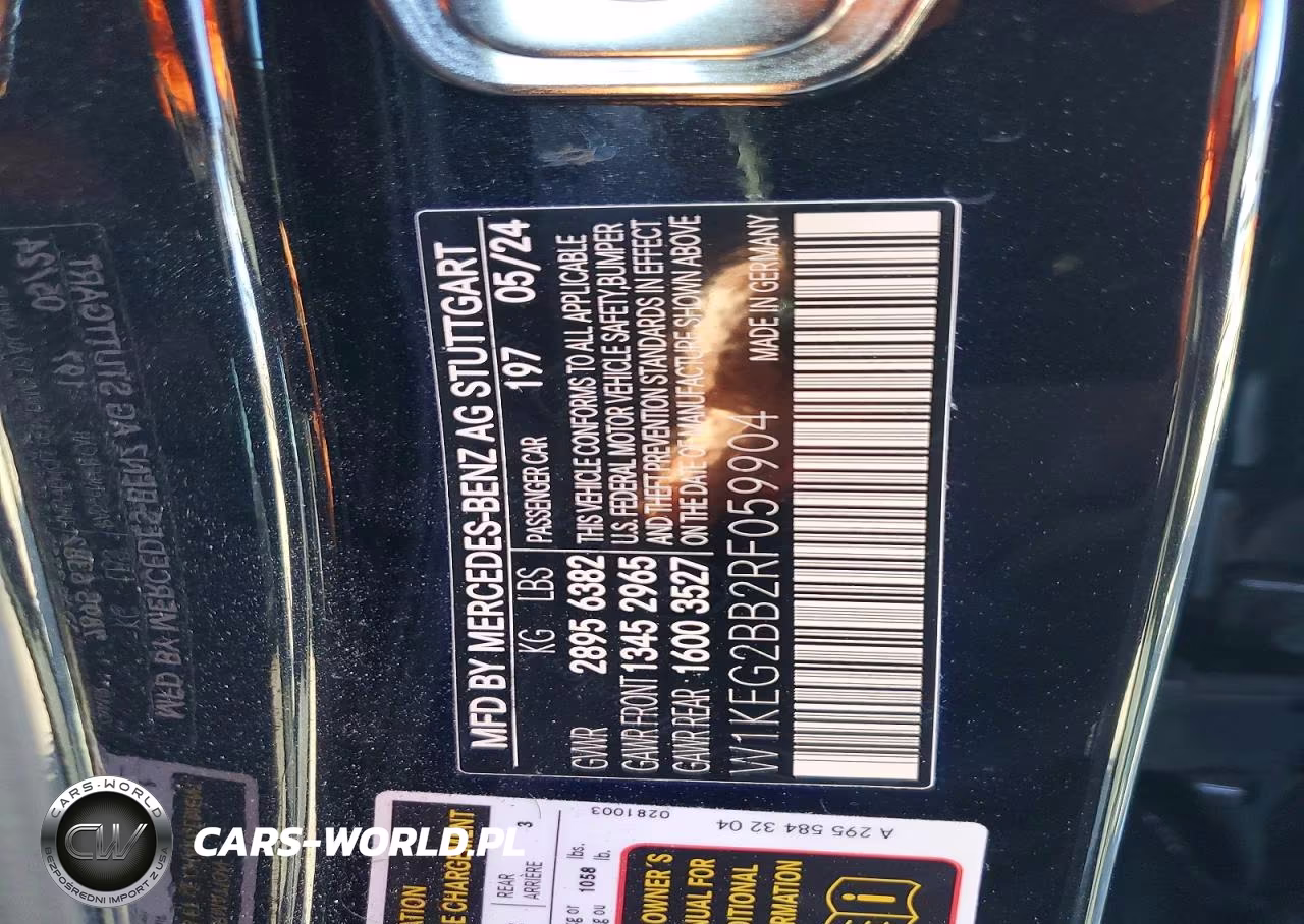 2024 Mercedes-Benz Eqe Sedan 350+ VIN:W1KEG2BB2RF059904 - 13