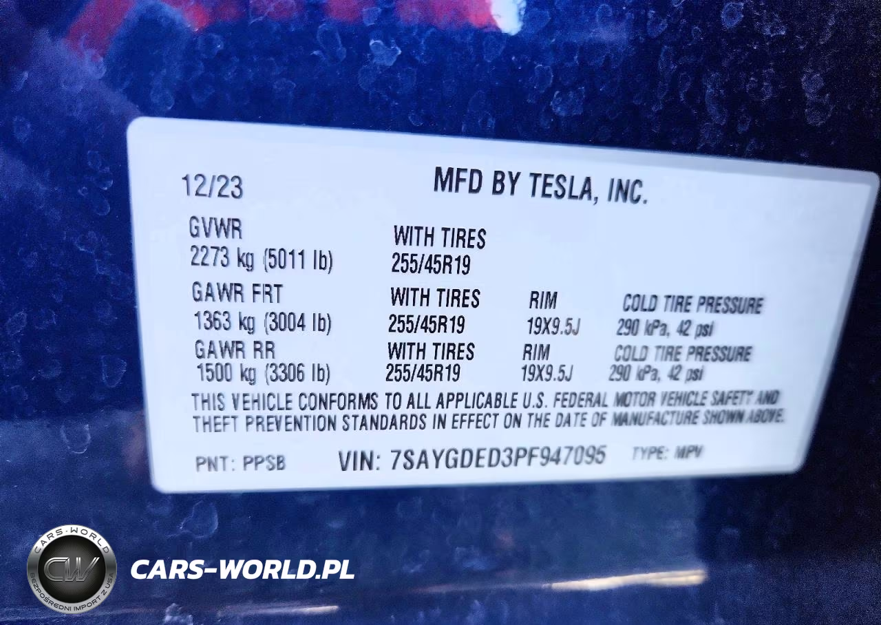 2023 Tesla Model Y VIN:7SAYGDED3PF947095 - 14