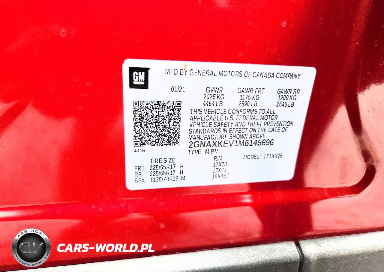2021 Chevrolet Equinox Lt VIN:2GNAXKEV1M6145696 - 14